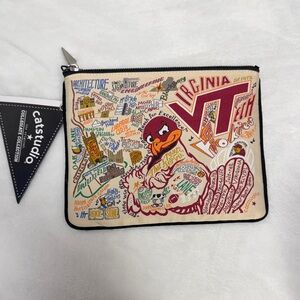 Cats Studio Virginia Tech Embroidered Clutch